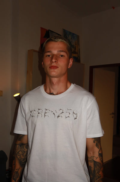 Tričko "Grey256" chrome, bílé