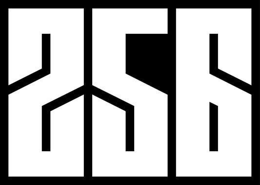 Samolepka "256 logo"