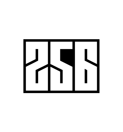 Samolepka "256 logo"